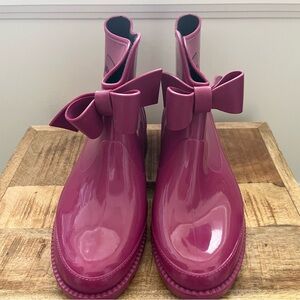 Red Valentino rubber rain boots. Size 37, new without tag, never worn